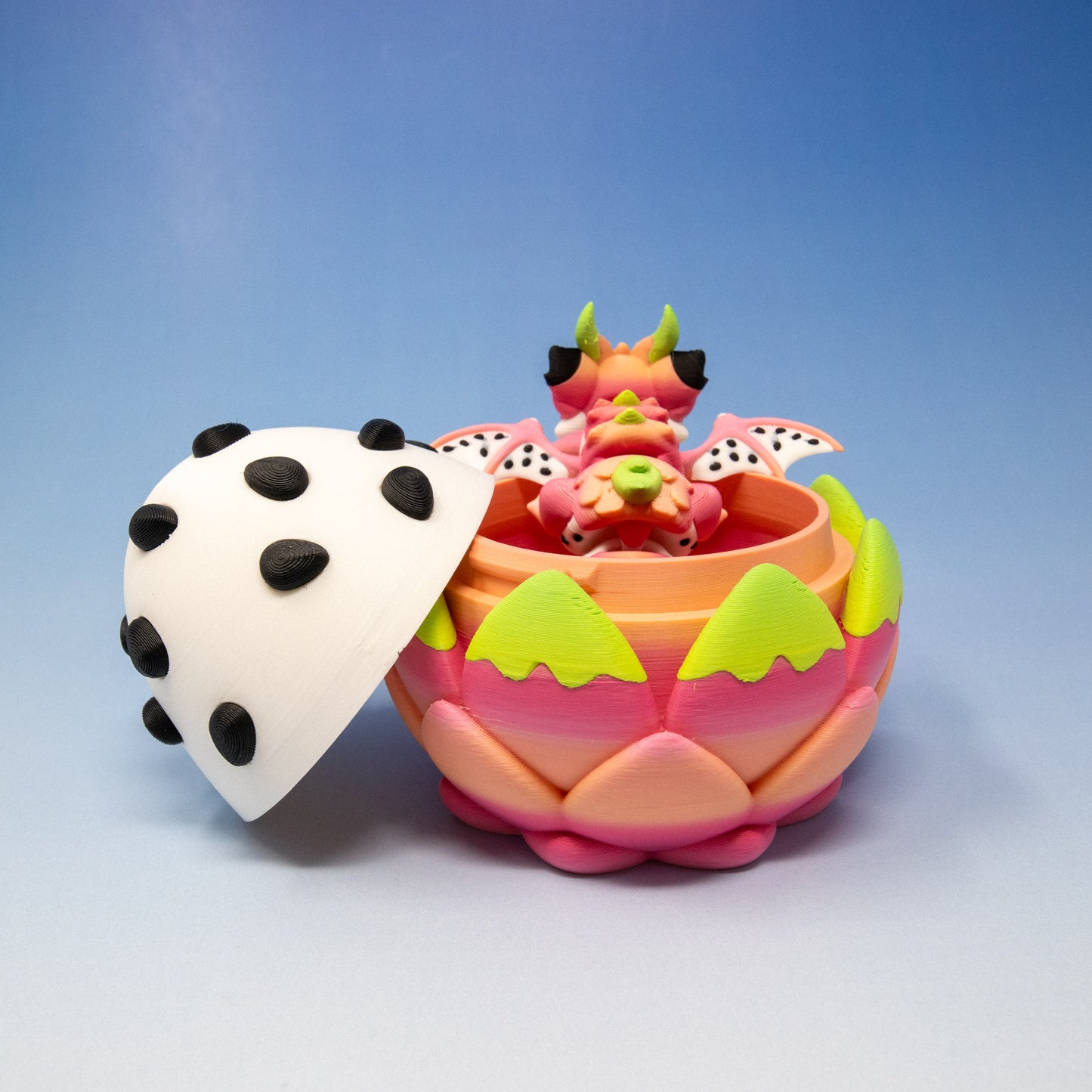 Dragon Fruit Articulated Dragon & Egg