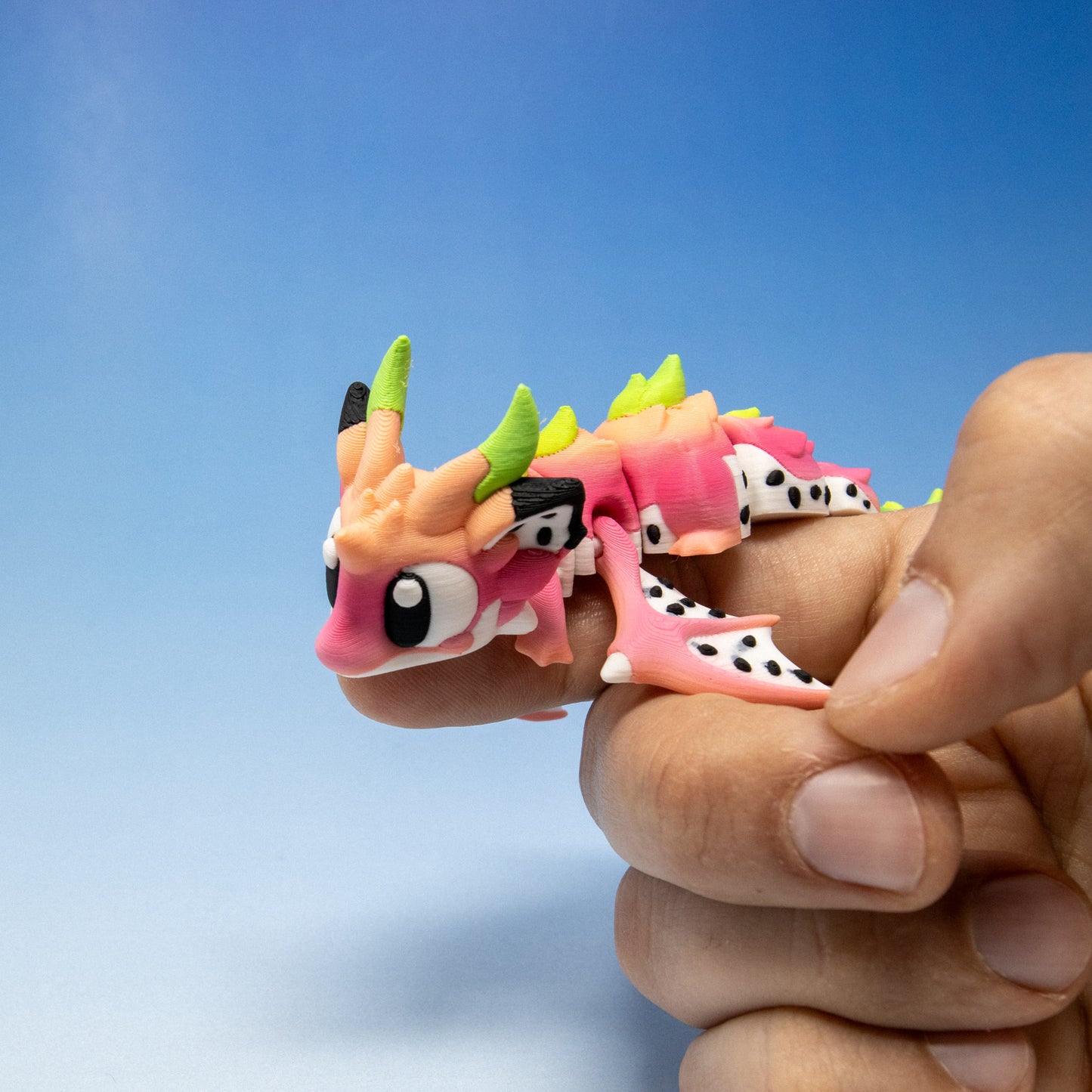Dragon Fruit Articulated Dragon & Egg