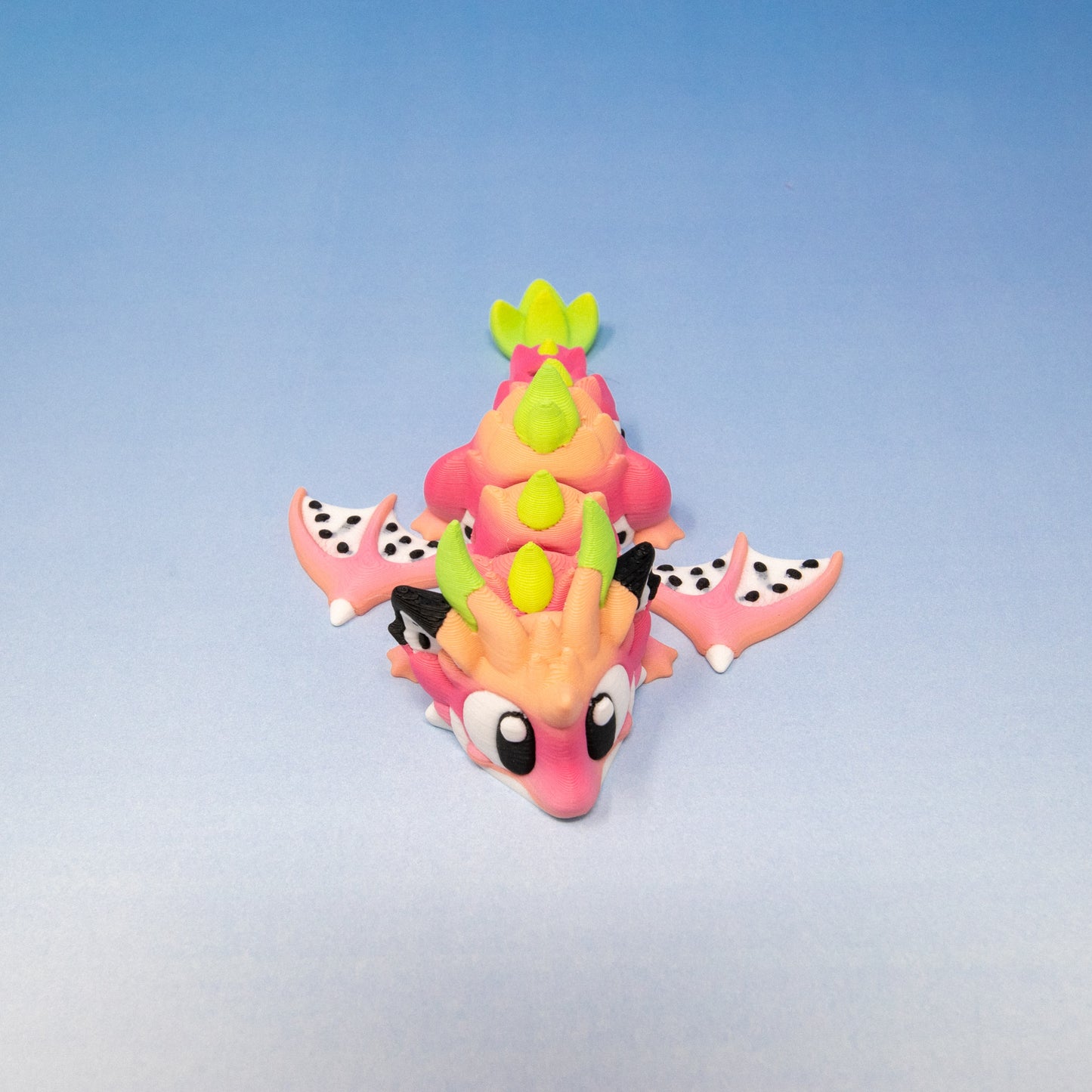 Dragon Fruit Articulated Dragon & Egg