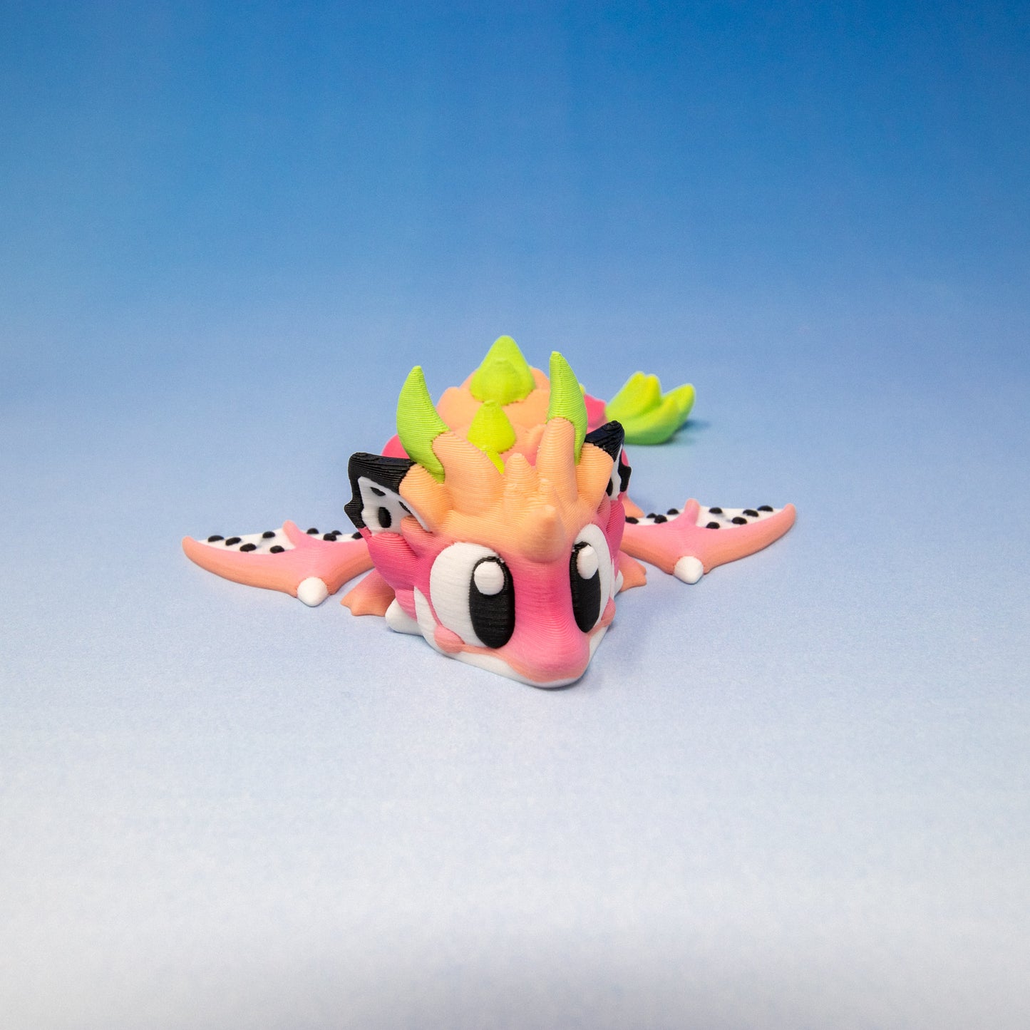 Dragon Fruit Articulated Dragon & Egg
