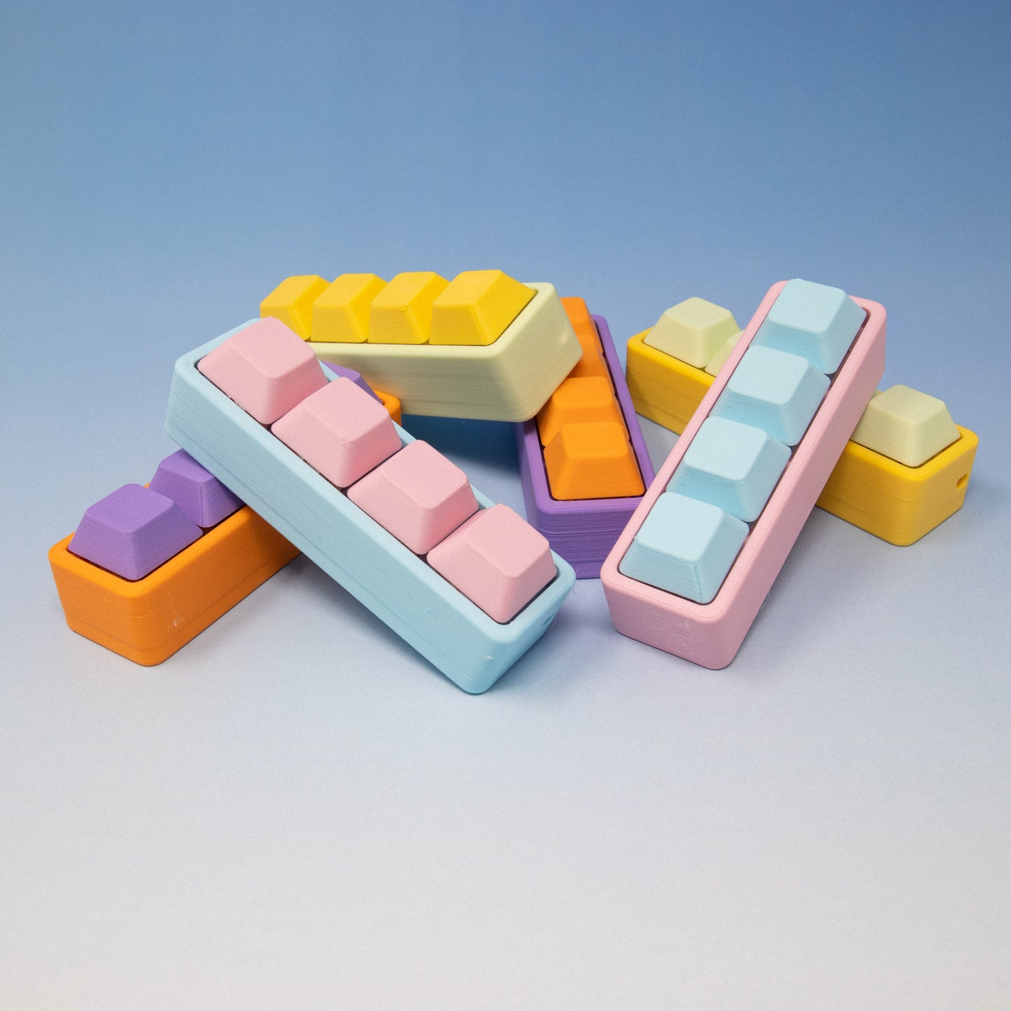 4-Key Pastel Fidget Clickie