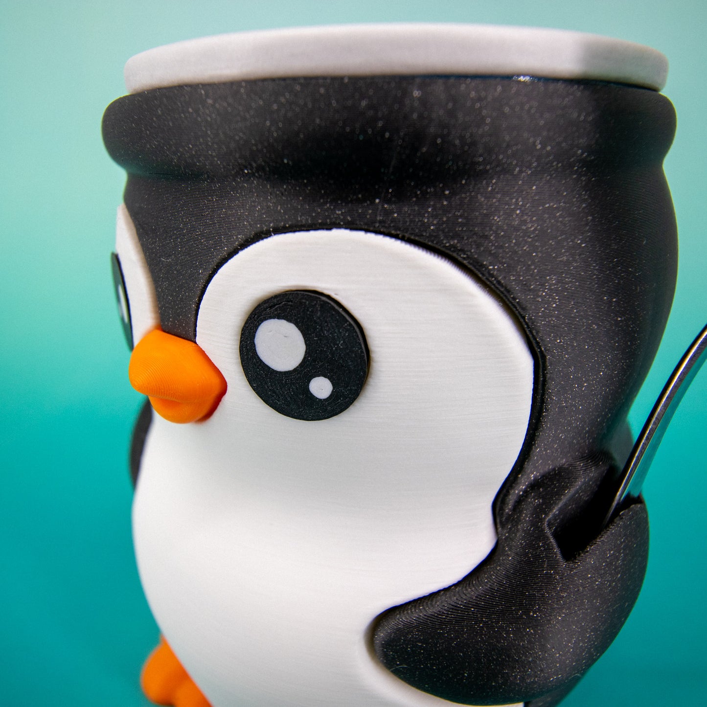 Pebbles the Penguin – 3D Printed Ice Cream Pint Cozy