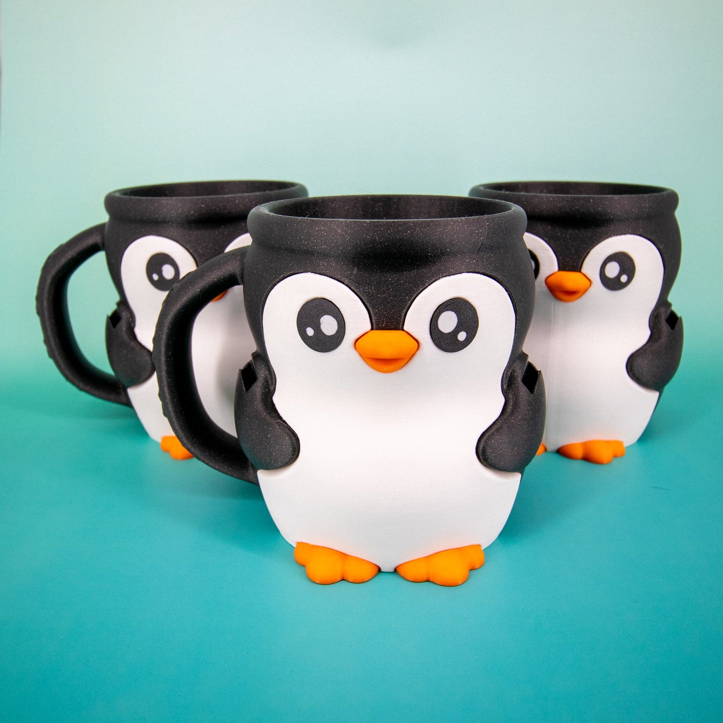 Pebbles the Penguin – 3D Printed Ice Cream Pint Cozy
