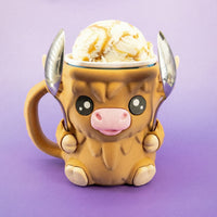 Highland Cow Ice Cream Pint Cozy