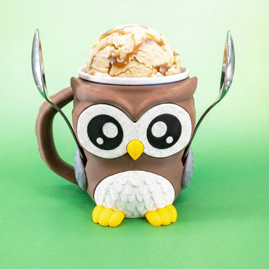 Owl Ice Cream Pint Cozy