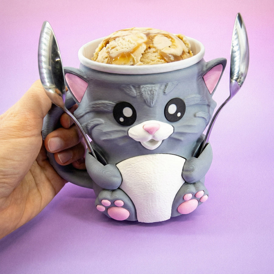Cat Ice Cream Pint Cozy
