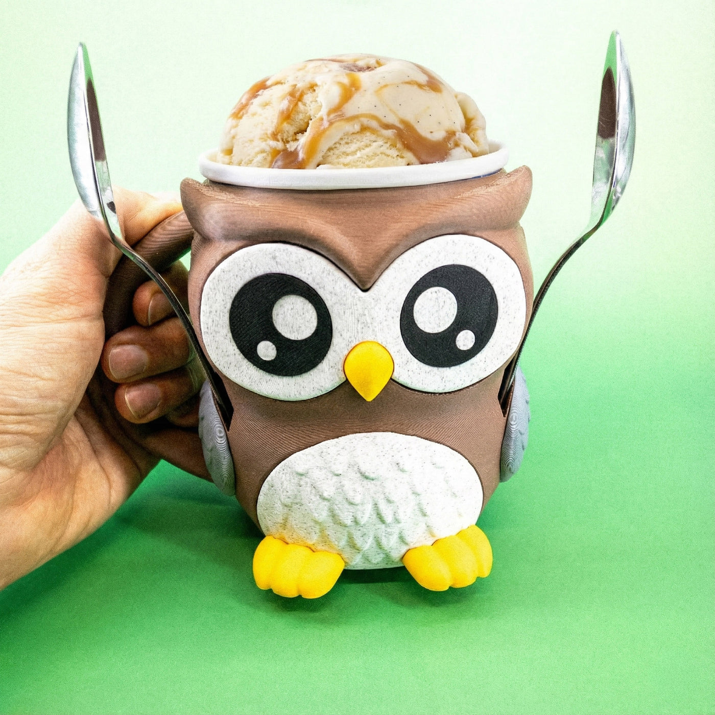 Owl Ice Cream Pint Cozy