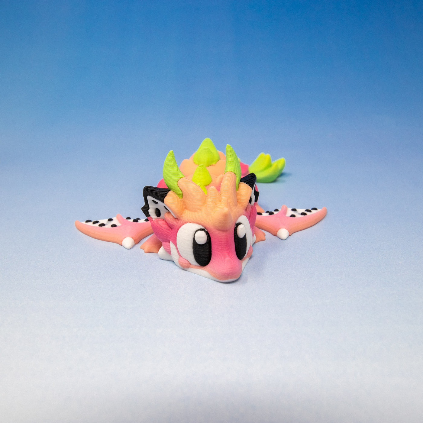 Dragon Fruit Articulated Dragon & Egg