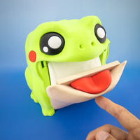 Frodrick the Frog Toilet Paper Holder