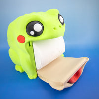 Frodrick the Frog Toilet Paper Holder