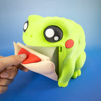 Frodrick the Frog Toilet Paper Holder