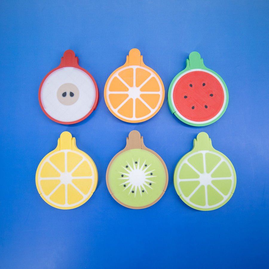 Fruit Sippy Caps: Set of 6 Can Lids