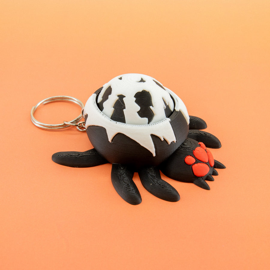 Spider Clickie Keychain Fidget Toy
