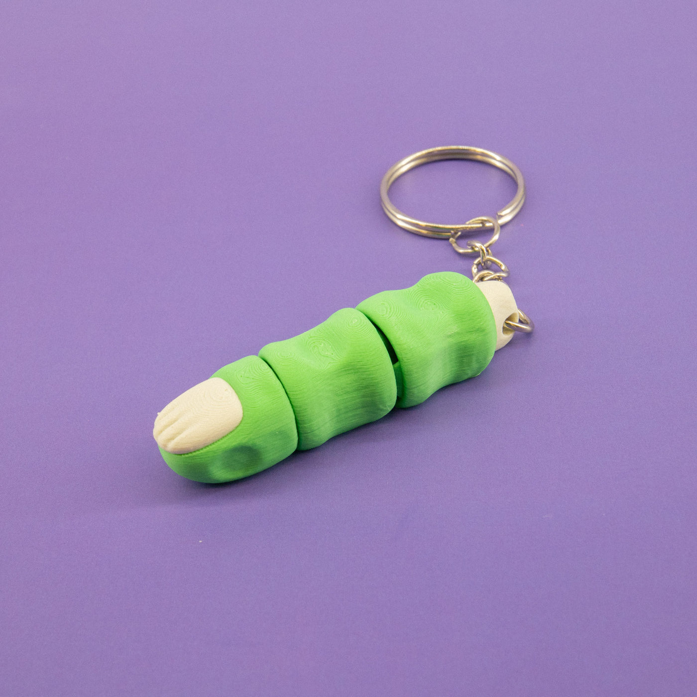 Zombie Finger Fidget Keychain