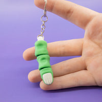 Zombie Finger Fidget Keychain