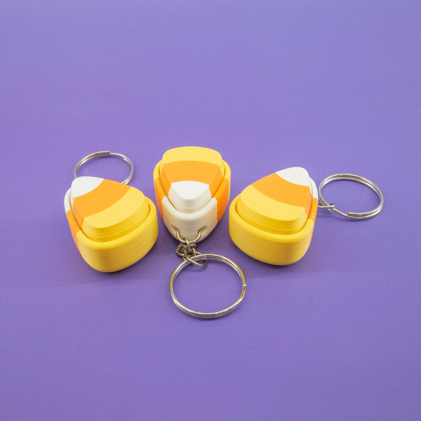Candy Corn Fidget Keychain (3-pack)