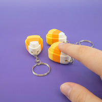 Candy Corn Fidget Keychain (3-pack)