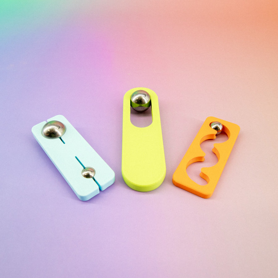 Silent Fidget Slider Trio