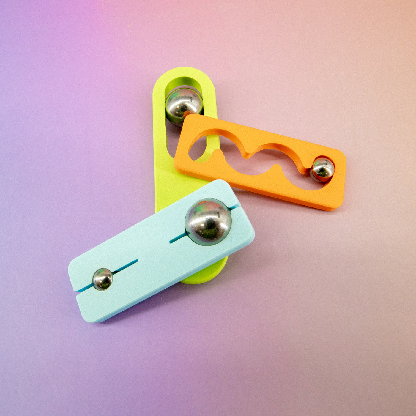 Silent Fidget Slider Trio