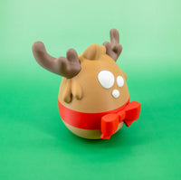 Reindeer Christmas Articulated Dragon & Egg