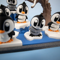 Penguin Playset – 6 Mini Penguins + Winter Scene