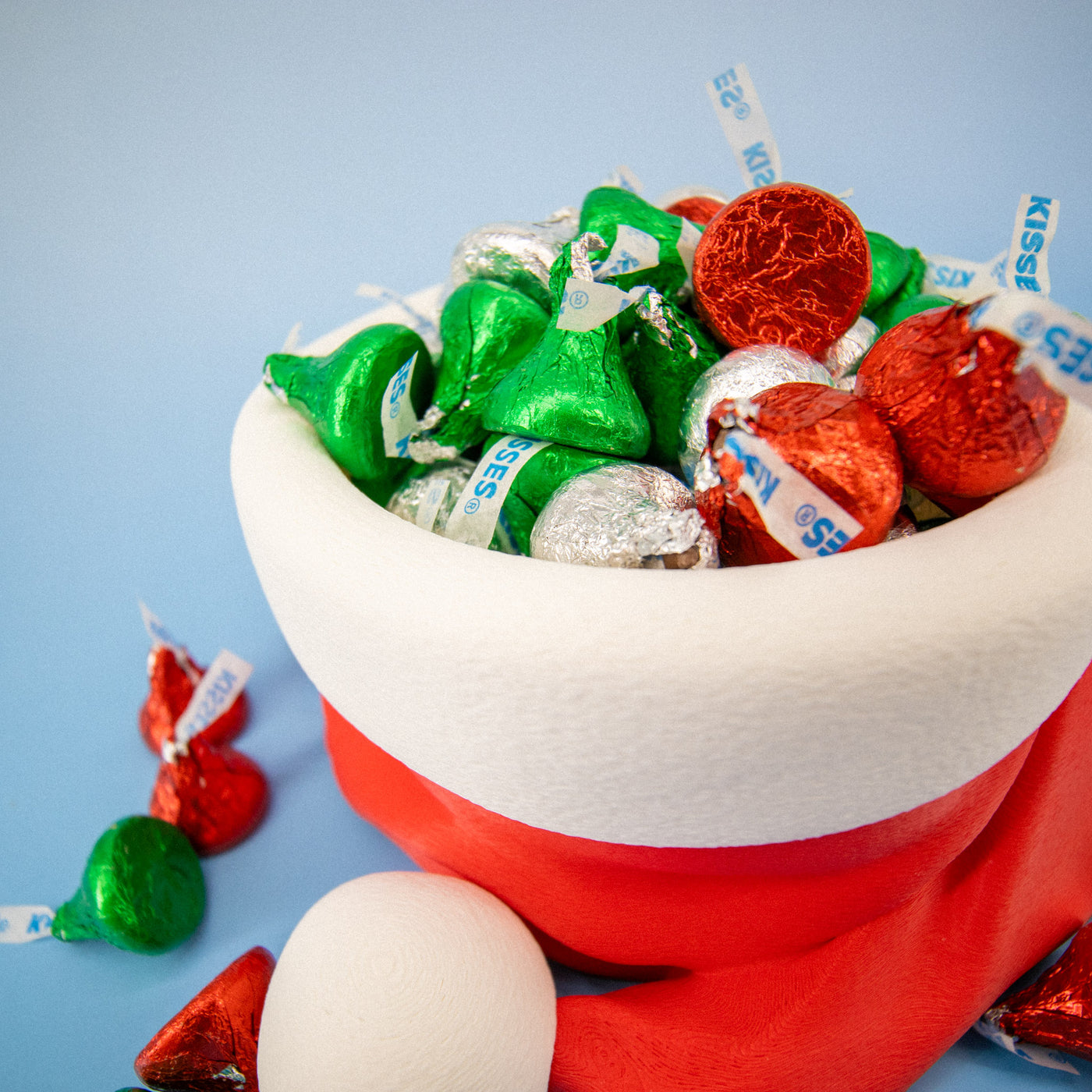 Santa's Hat Snack Bowl