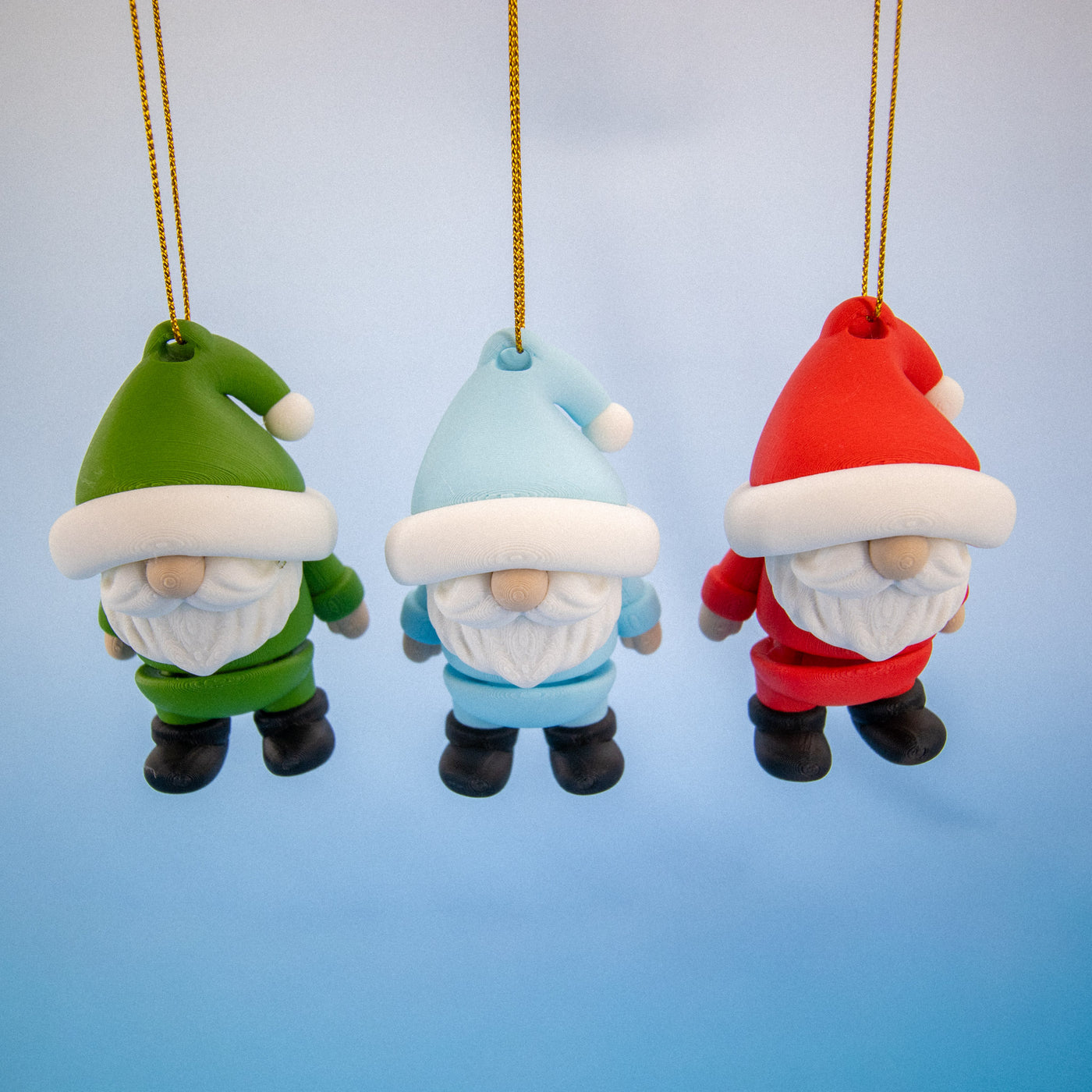Gnome Christmas Ornaments Set