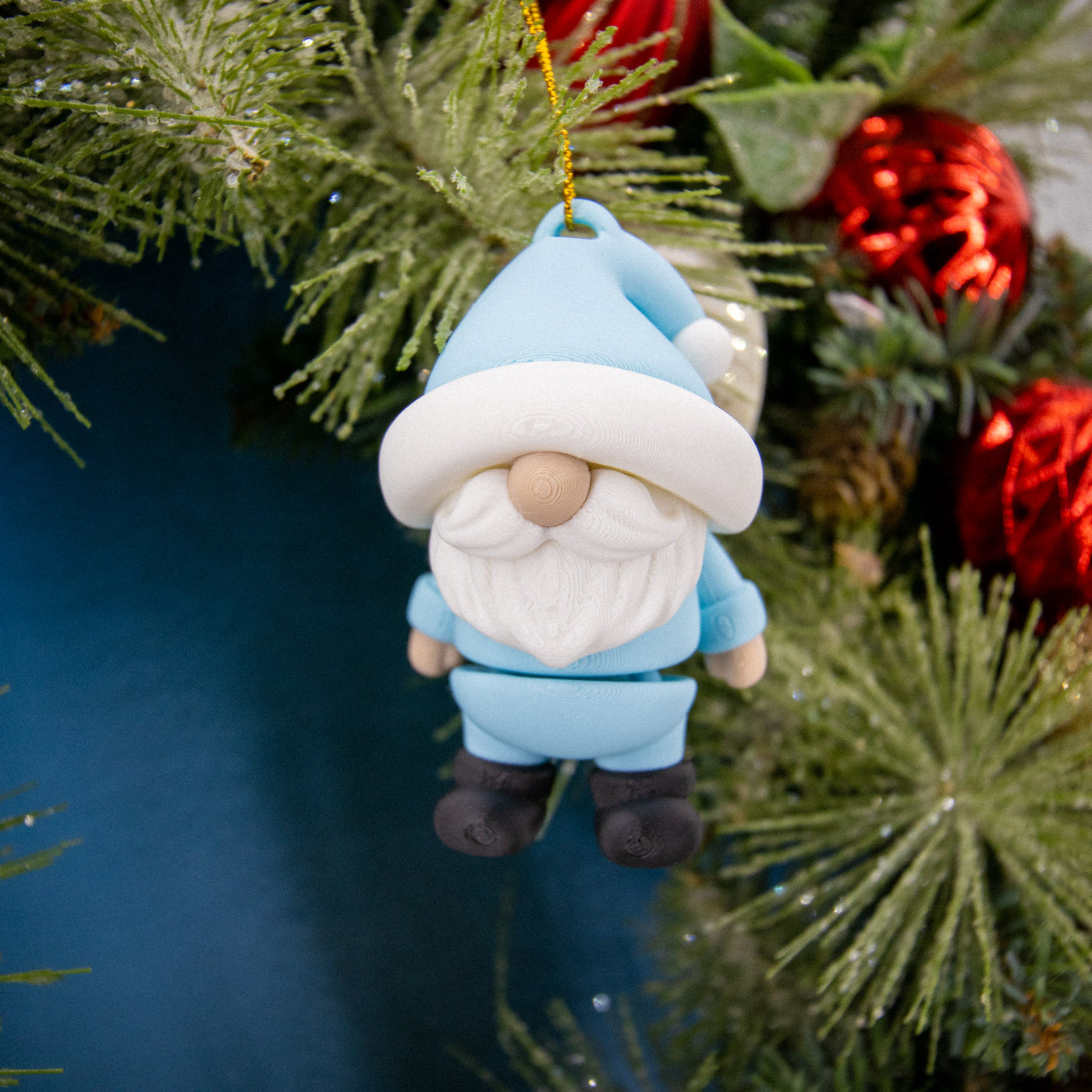 Gnome Christmas Ornaments Set