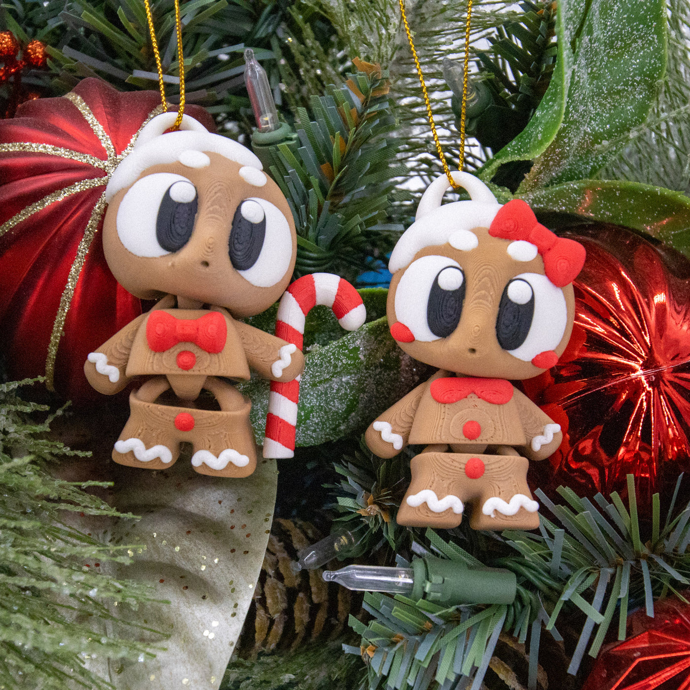 Gingerbread Ornaments Set
