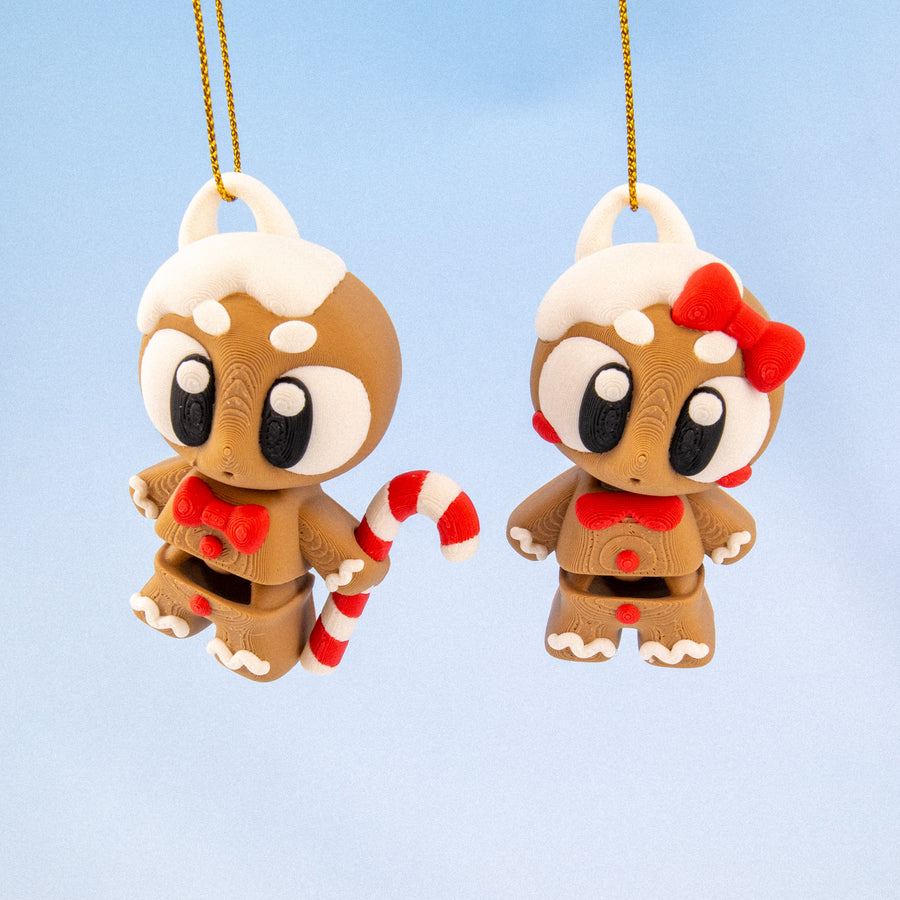 Gingerbread Ornaments Set