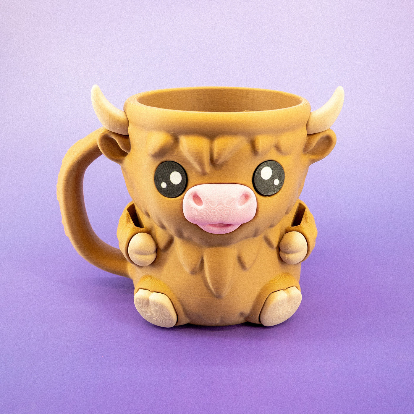 Highland Cow Ice Cream Pint Cozy