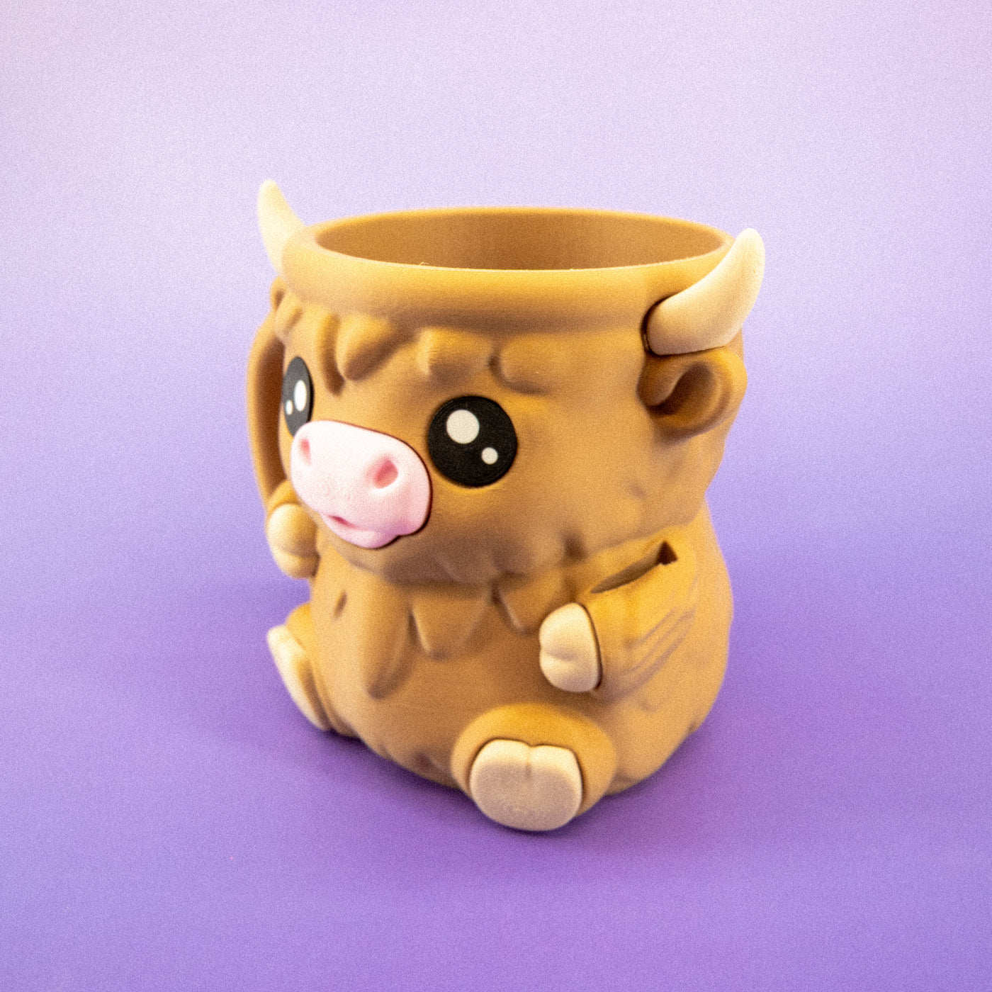 Highland Cow Ice Cream Pint Cozy