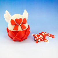 Heart Articulated Dragon & Egg
