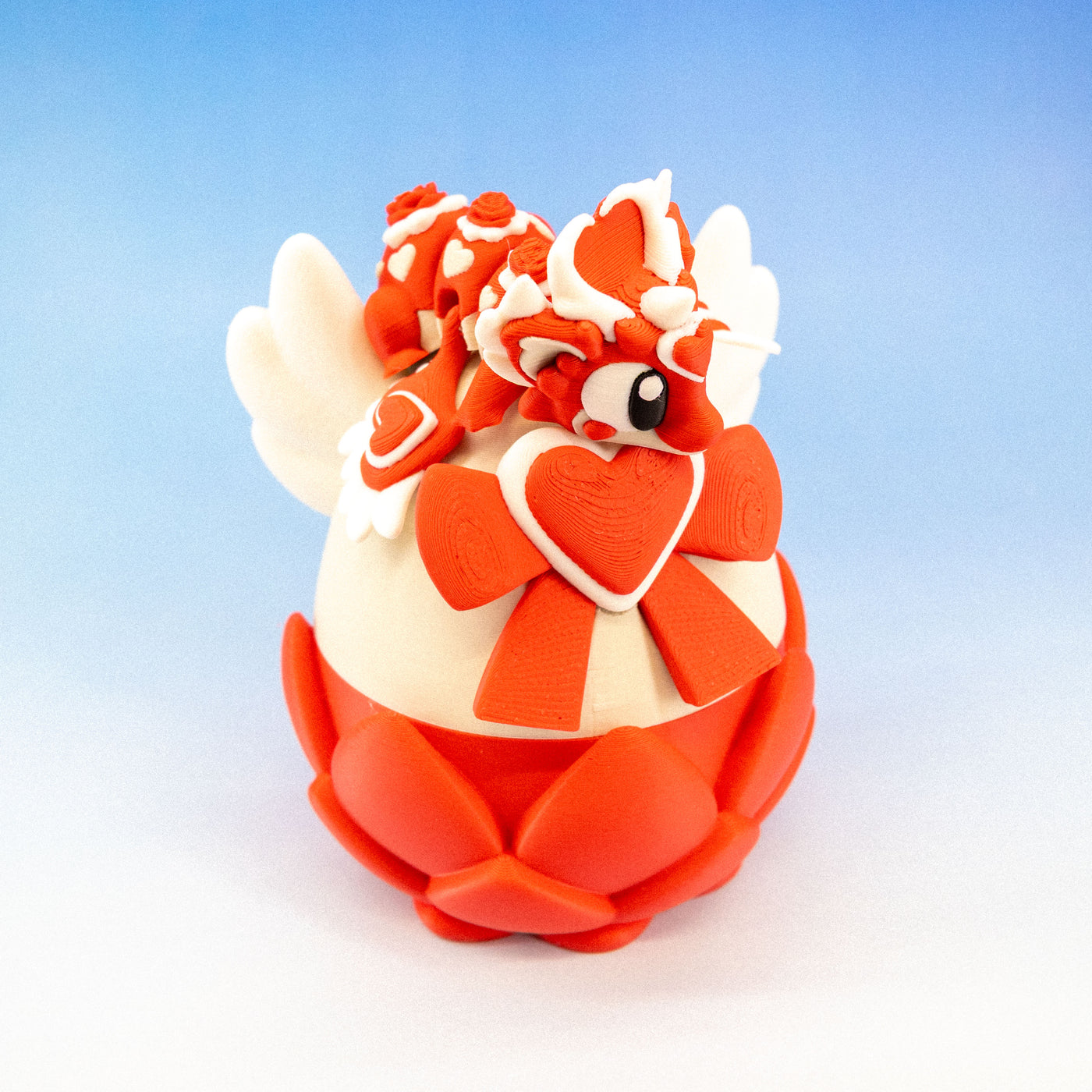 Heart Articulated Dragon & Egg