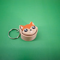 Forest Clickies – Fox, Mushroom & Acorn Fidget Keychains