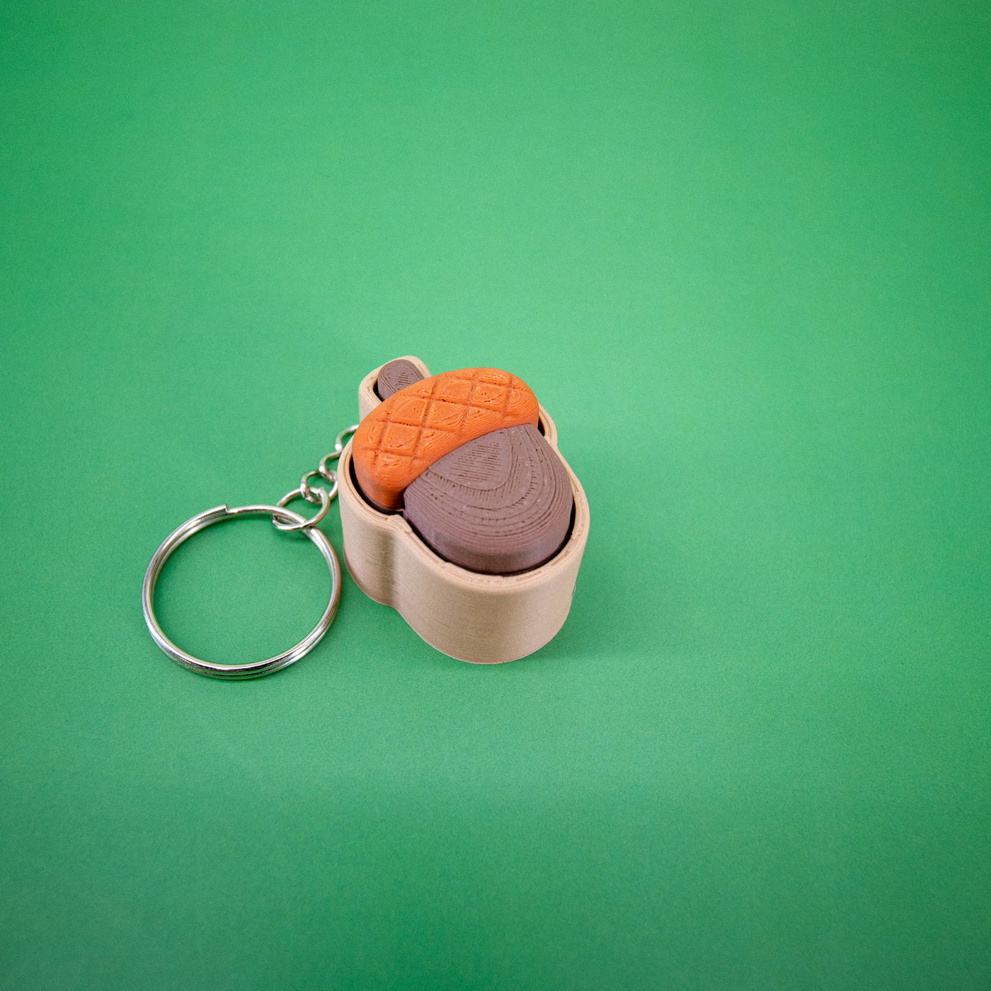Forest Clickies – Fox, Mushroom & Acorn Fidget Keychains