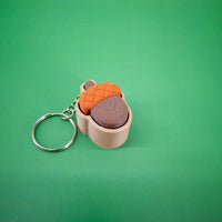 Forest Clickies – Fox, Mushroom & Acorn Fidget Keychains