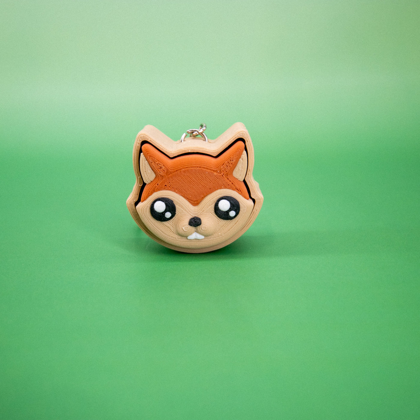Forest Clickies – Fox, Mushroom & Acorn Fidget Keychains
