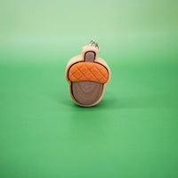 Forest Clickies – Fox, Mushroom & Acorn Fidget Keychains